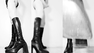 Lick the soles of my new boots