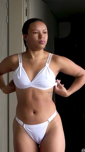 I met this AMATEUR LATINA first in her family for COLLEGE... and helped her forget every rule   Clip 1