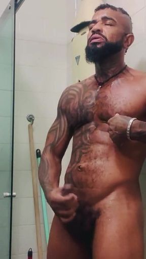 Felipe Nuru - Cumming in the Bathroom