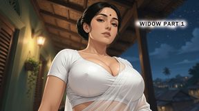 Desi Hot Lonely Widow Passionate Encounter with Caring Older Man