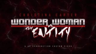 Wonder Woman-cosplayer wordt vastgebonden en getreiterd door The Entity.