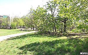 Russian cutie Diana Dali flashes her natural boobs