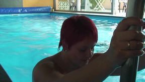 Annadevot - Masturbating at the pool