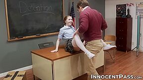 My Detention Punishment Includes Enduring Kyle Masons Pussy Drilling