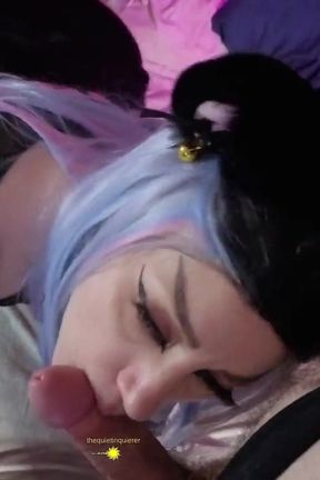 Costume Cutie Takes an Oral Creampie (part 1)