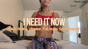 Need To Cum Dildo Riding Vibrator Multiple Orgasms