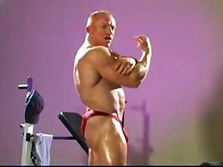 Tom Lord Oils Up His Muscles