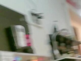 mother I'd like to fuck gets taken by suprise with huge shlong during the time that cleaning