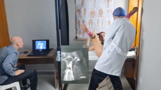 The cuckold wife is the clandestine gynecologist in the ultrasound!