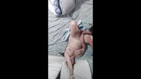 Squirting Dildo Being Used Deep in Me