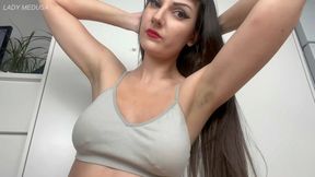 Sensual armpit smelling & worship