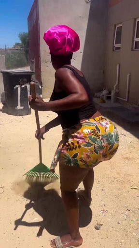 Watching My Stepmother Clean up