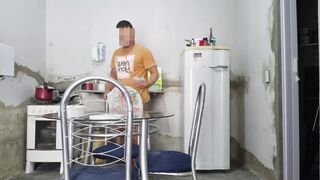 Waking up with your 30yo Beau: Singing & Washing dishes in a Jockstrap - Part two/three