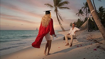 Graduate looks for her teacher to reward him with her pussy - AI generated content