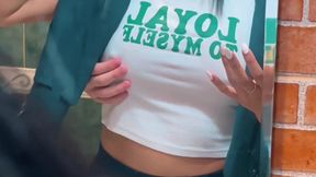 Latina girl with a perfect ass gets fucked hard in doggystyle