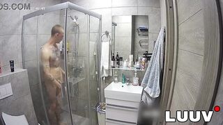 LUUV. Abbadon takes a bathroom before a orgy sequence on camera