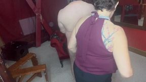 A session of spanking and caning The complete session