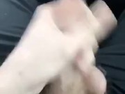 Cumming in the backseat of an Uber