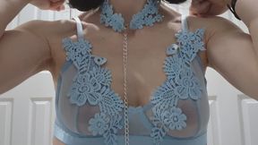 18-Year-Old Jenna sexy armpit JOI flexing concave muscle control worship flex