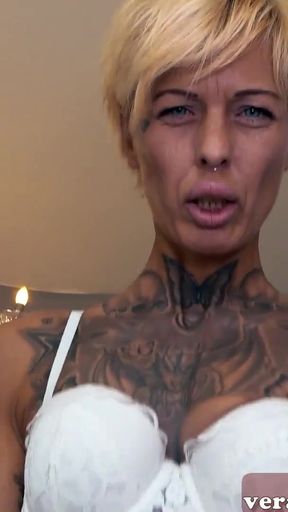 German skinny tattoo Artist picked up at real blind date casting   Clip 3
