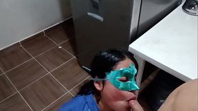 University professor agrees to swallow semen for money at her house.