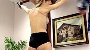 Vicky bare back whipping 2210