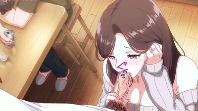 Watch this busty Japanese wife get pounded in a cartoon hentai sex movie