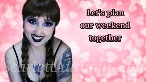 Let's plan our weekend Together - MP4 1080p