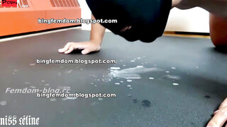 Dominatrix Boss Lady Humiliates Her Male Employee In A Sexual Way