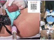ローションガーゼでおちんちんを責めていたら、気持ちよくなりすぎてSEXマシーンだけで勃起してしまう動画、女装、島風、2023-04-01