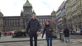 ”Man recorded on camera how he picked up slutty brunette”