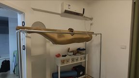 Pantyhose Encasement Mummification Stick Enforce Suspension