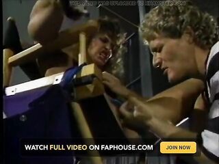 Concupiscent man fucking golden-haired whore after getting a BJ then licking her cunt