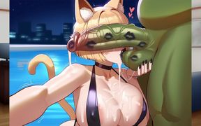 Slut Wife Worships Big Orc Cock - Nyatorase #10 Cuck Husband Gameplay