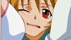 Hot anime babe gets a sloppy blowjob