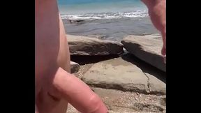 Nude walk in Kos beach