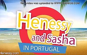 Sasha and henessy in portugal
