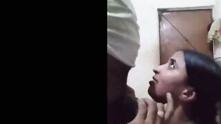 Indian Bhabhi Blowjob and Fucking