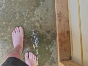 Desperately pissing my pants outside my apartment