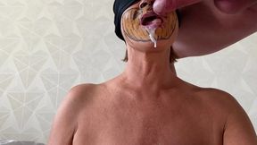 Milf pumpkin oral creampie cumshot