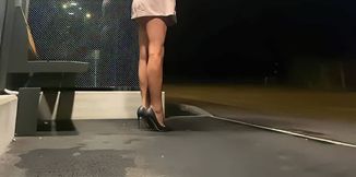 At the bus stop 1