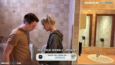 You Won'_t Believe What These Two Horny Twinks Did in a Public Park Bathroom... Caught on Camera!