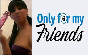 Chloe James' First Porn a Big Dark-haired 18-year-old Slut Enjoys and Masturbates with a Sex Toy