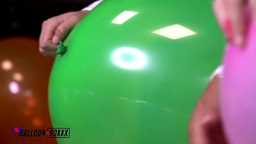 Vienna Black & Emma Johnson Birthday Balloon Bash - Amateur Boxxx