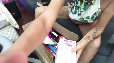Lucky Latina Gets Filled with a Thick Ebony Lover