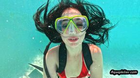 Aquaphilias- Neji- Unforgettable SCUBA Dive in her lil Sexy Red Bikini