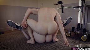Big ass Nerdy teen lose in truth or dare - Eve Bardot Orgasmic Fuck