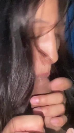 My stepsister gives me the best blowjob of my life   Clip 2