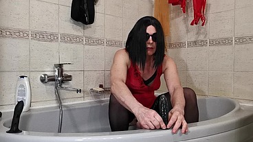 Sissy Slut Michelle WEB Stream Ass Stretching Show