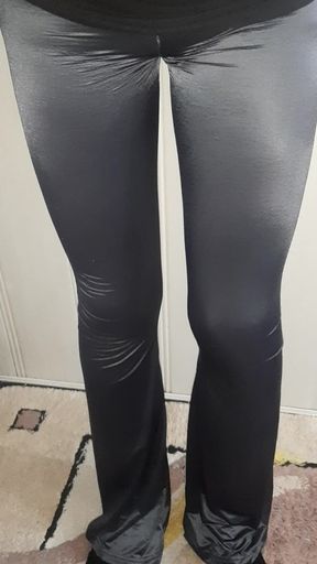 Cameltoe yoga pants.